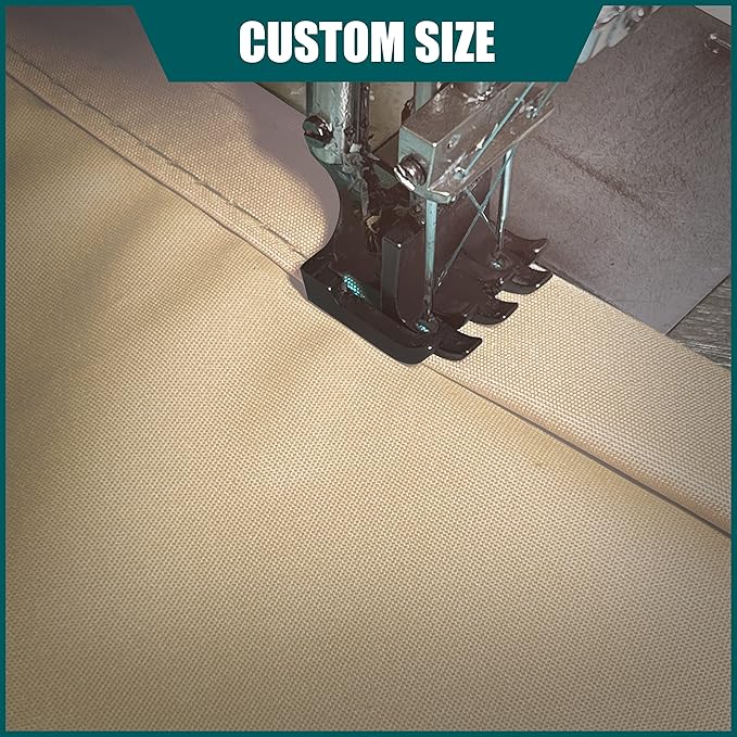 Royal Shade 9' x 10' x 13.5' Beige Triangle Waterproof Sun Shade Sail Order to - Image 5