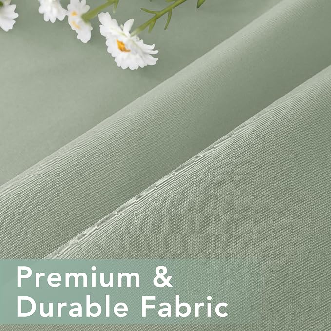 Outdoor Curtains for Patio Waterproof 6 Panels, Porch Sun Shade | Weatherproof - Image 6