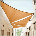 ColourTree 10' x 10' x 10' Sand Beige Sun Shade Sail Triangle CTSLT10 by ColourTree