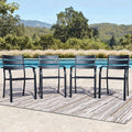 Patio Dining Chairs Set of 4, Wrought Iron Patio Furniture Chairs by Unknown