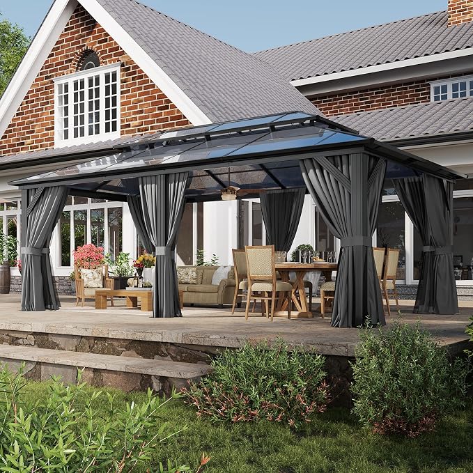 Aoxun 12'x20' Hardtop Gazebo - Image 2