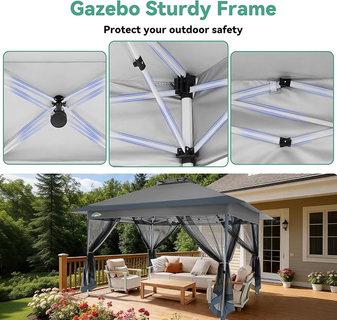 COBIZI 10x15 FT Pop up Gazebo on Clearance - Image 4
