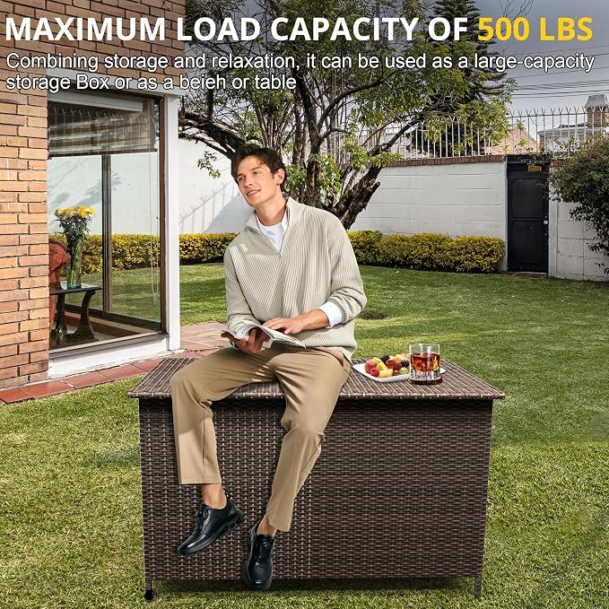 185 Gallon Outdoor Deck Box - Image 3