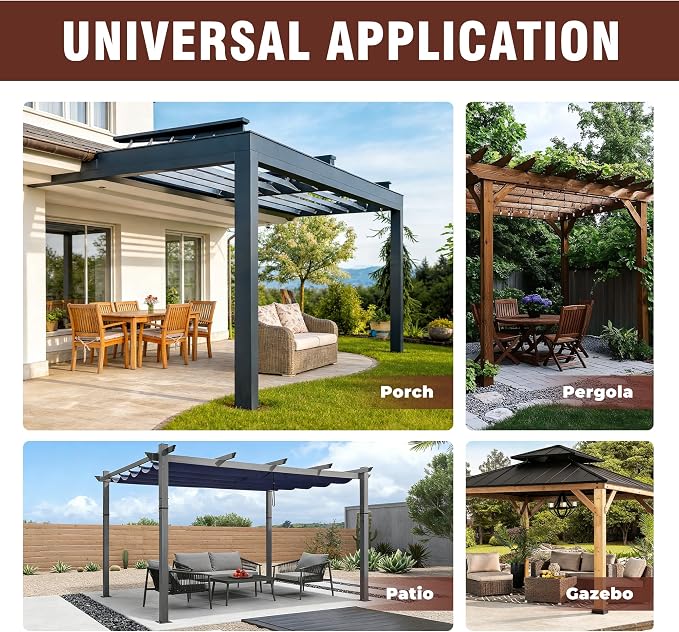2 Panels Outdoor Stripe Curtains - Image 7