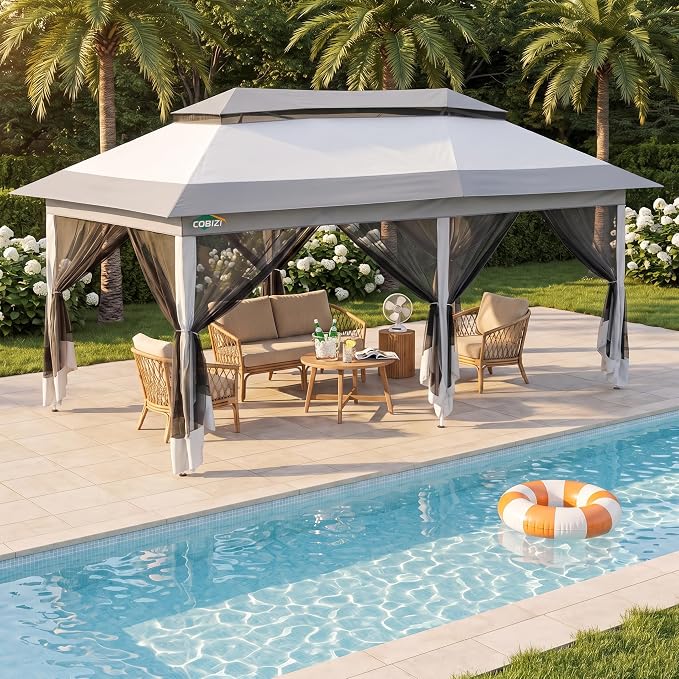 COBIZI 12x20 Pop up Canopy Tent by COBIZI