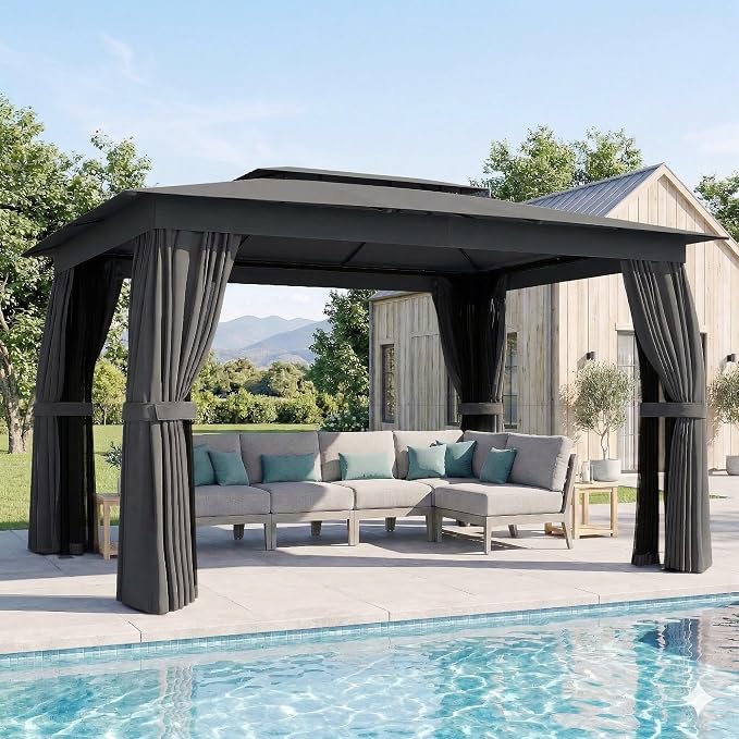 Outsunny 10' x 12' Outdoor Patio Gazebo by Outsunny