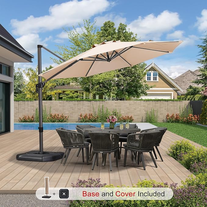 PURPLE LEAF Patio Umbrella - Image 3