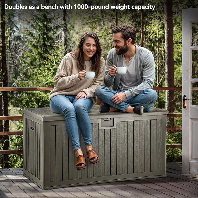 YITAHOME 230 Gallon Large Deck Box - Image 3