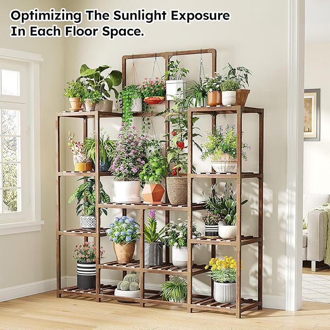 EnHomee 62.2" Large Plant Stand - Image 3