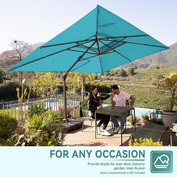 10x13FT Cantilever Patio Umbrella - Image 8