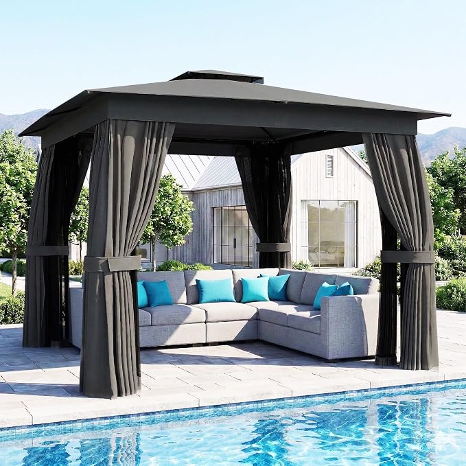 Outsunny 10' x 10' Outdoor Patio Gazebo by Outsunny