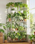 GENTINGBRO Large Plant Shelf Indoor Plant Stand Outdoor 4 Tier by Gentingbro