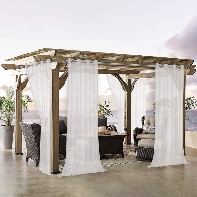 LORDTEX Burlap Linen Look Outdoor Curtain - Image 5