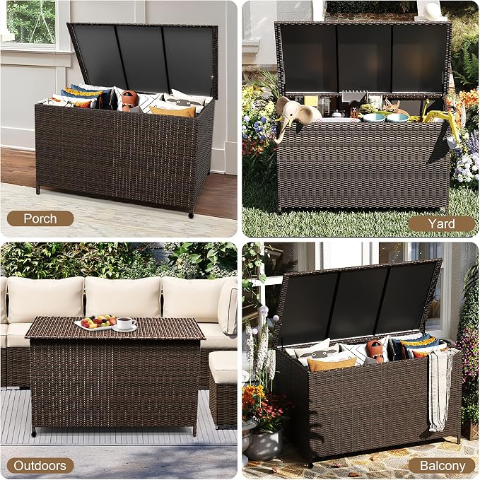 185 Gallon Outdoor Deck Box - Image 6