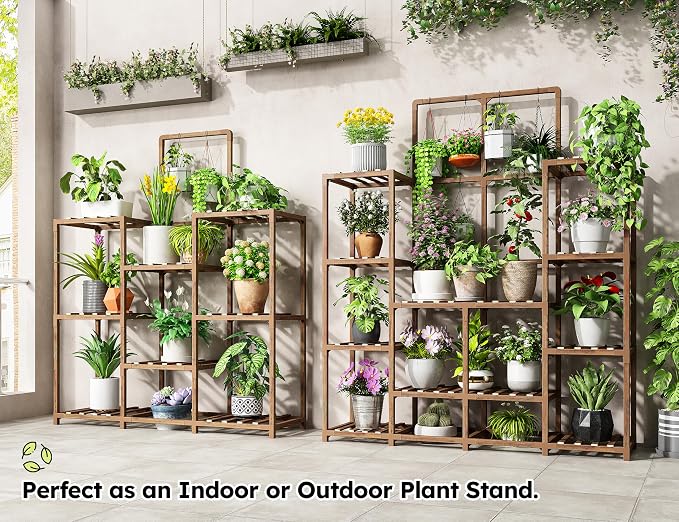 EnHomee 47.2" Outdoor Plant Stand - Image 6