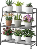 Simple Trending Plant Stand Outdoor Indoor 3 Tier Metal Waterproof Plant Shelf by SimpleTrending