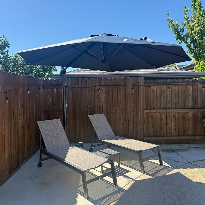 PURPLE LEAF Cantilever Umbrella by PURPLELEAF