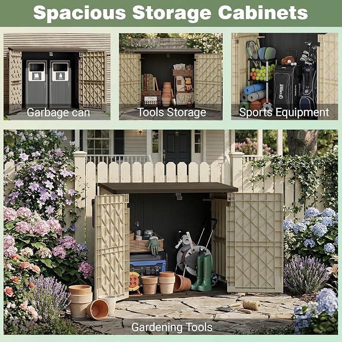 LHBcraft Waterproof Outdoor Storage Box 36 Cu Ft - Image 6