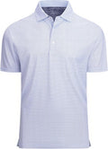 Alex Vando Mens Golf Shirt Moisture Wicking Classic Print Golf Shirts for Men