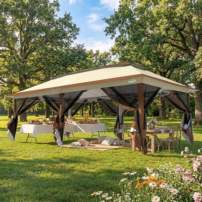 COBIZI 12x20 Pop Up Canopy Tent by COBIZI