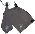 Magnetic Golf Towel (Grey) Microfiber Golf Towel | Ultra Absorbant Waffle Pattern | Extra Strong Magnet for Golf Cart or Clubs