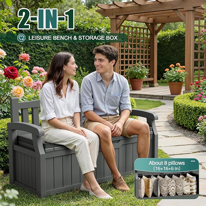 Devoko 80 Gallon Storage Bench - Image 3