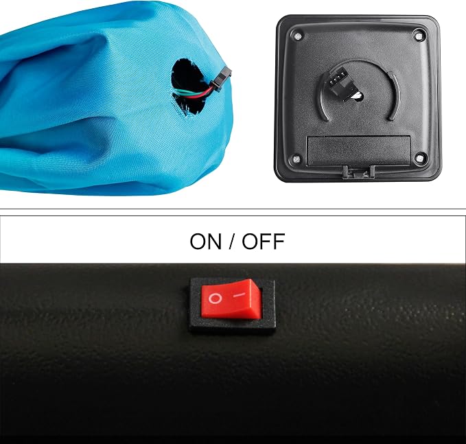 9 ft Solar Umbrella, 32 LED Lighted Patio Umbrella, Table Market Umbrella - Image 4