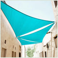 ColourTree 8' x 8' x 8' Turquoise Sun Shade Sail Triangle CTSLT8 by ColourTree