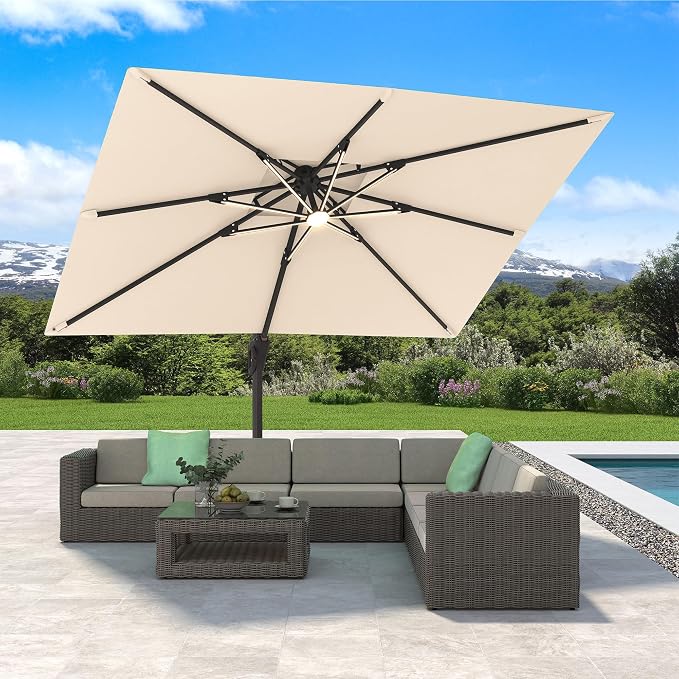 10' X 13' Cantilever Patio Outdoor Umbrella - Image 2