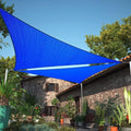 13' x 21' x 24.7' Blue Sun Shade Sail UPF50 Right Triangle SMTAPT12 Canopy by ShadeMart