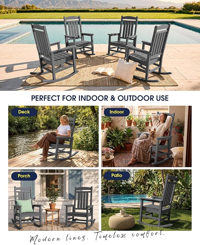 Oversized Outdoor Rocking Chair - Image 8