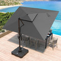 JZAC & QZYD 10x13 FT Cantilever Offset Patio Umbrella by JZACQZYDpatioumbrella