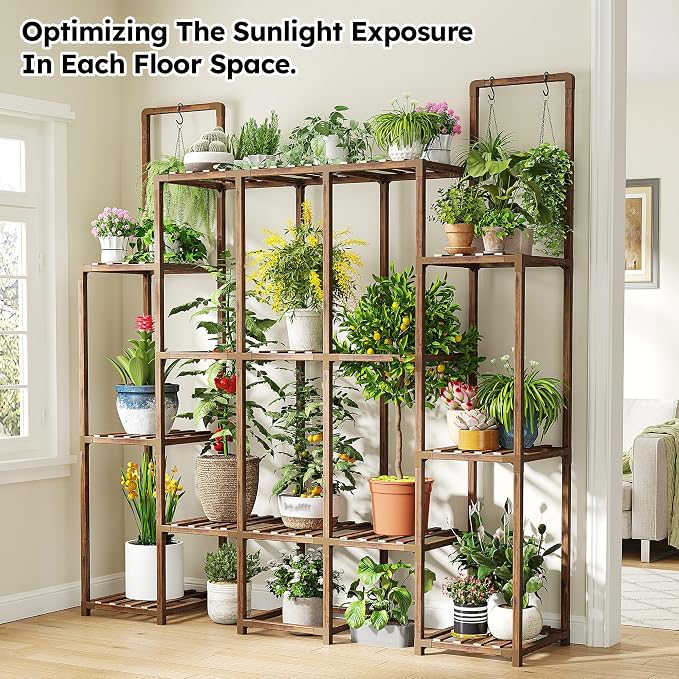 EnHomee 56" W Large Plant Stand - Image 2