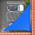 Royal Shade 16' x 23' x 28' Blue Right Triangle Sun Shade Sail Order to Make by RoyalShade