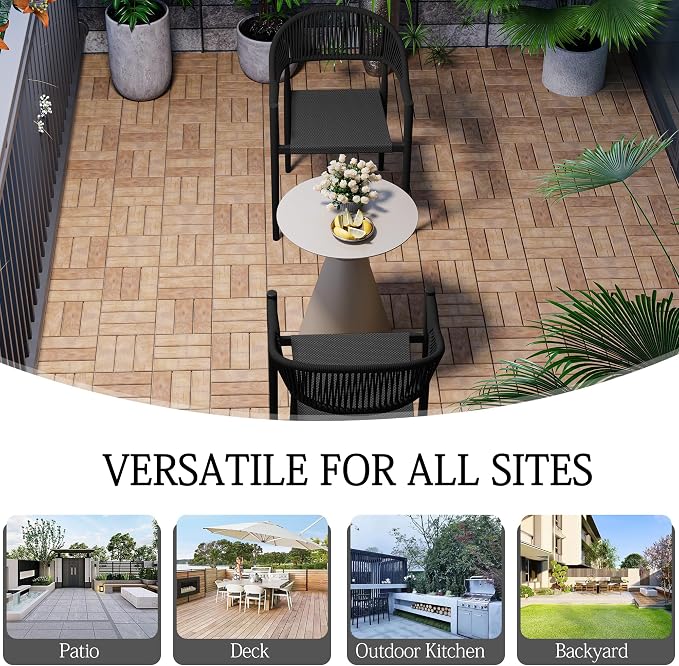 TWT Patio Dining Chairs Outdoor Stackable - Image 7