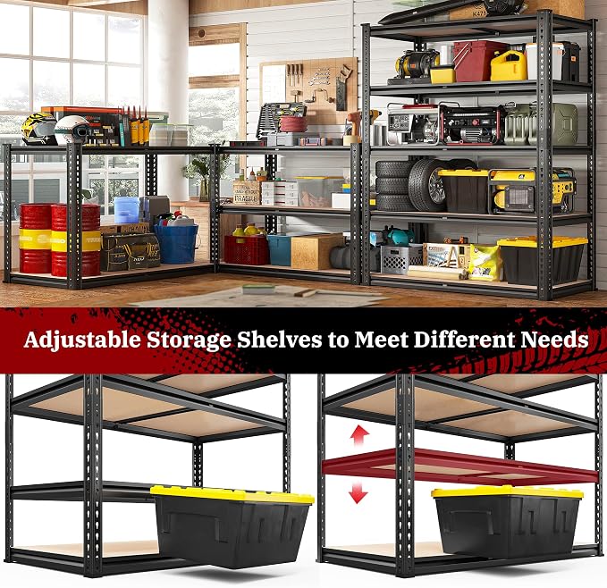 REIBII 40" W Storage Shelves Load 2500Lbs - Image 5
