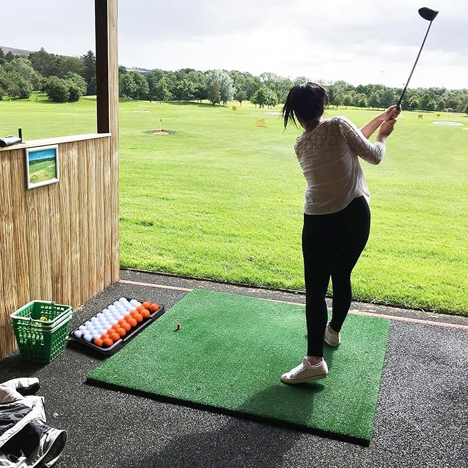 Golf Ball Storage Rack | 50 Ball Capacity Tray Organizer | Heavy-Duty GoLlf BaAll Container Men Women | for Backyard Practice Indoor Garage Driving Range Course Training Equipment Users