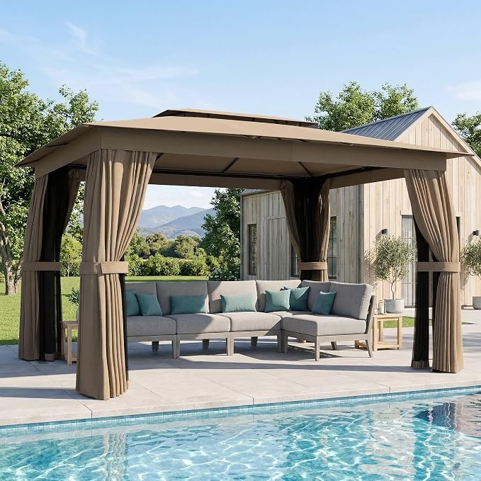 Outsunny 10' x 12' Outdoor Patio Gazebo by Outsunny