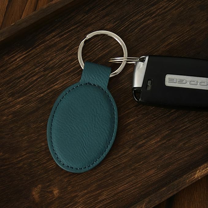 LaserGram Oval Keychain, Water Polo, Personalized Engraving Included