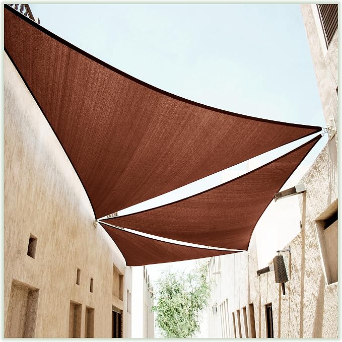 ColourTree CTAPT32 Custom Size Order to Make 8' x 14' x 16.1' Brown Right by ColourTree
