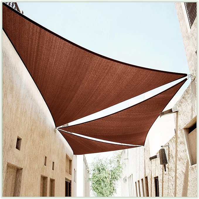 ColourTree CTAPT32 Custom Size Order to Make 10' x 19' x 21.5' Brown Right by ColourTree