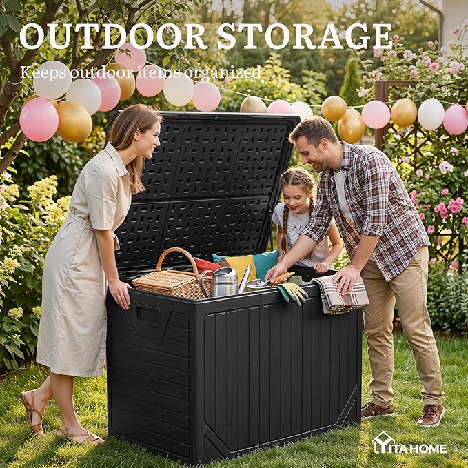 YITAHOME 230 Gallon Extra Large Outdoor Storage Box | Waterproof Double-Wall - Image 4