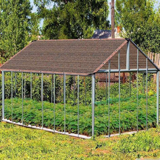 90% Sun Shade Cloth with Grommets, 20 x 20 FT Pergola Replacement Shade Cover - Image 6