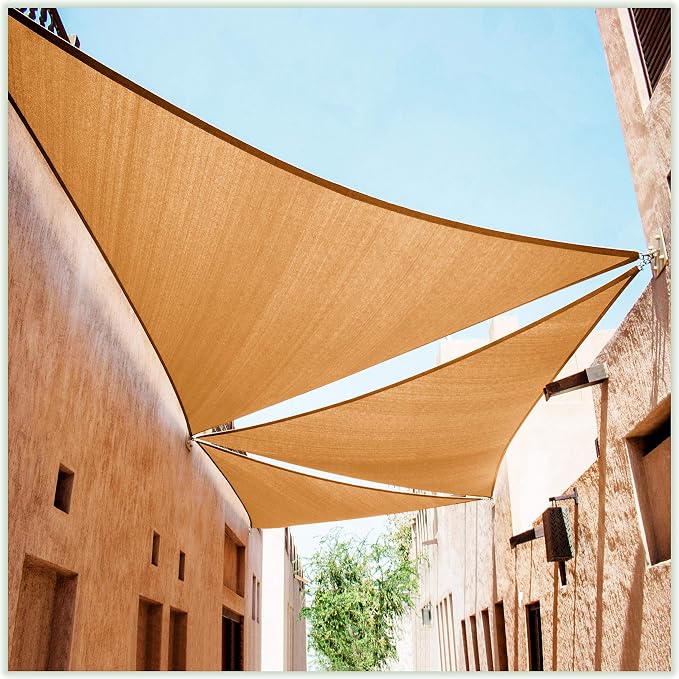 ColourTree CTAPT32 Custom Size Order to Make 13' x 24' x 27.3' Sand Beige Right by ColourTree