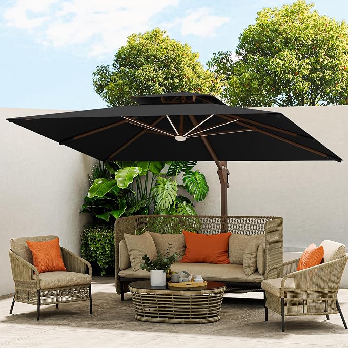 10x13FT Cantilever Patio Umbrella by MEVBC