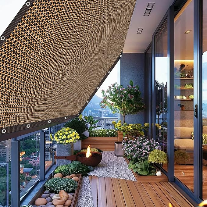 Shade Cloth for Garden, 80% Mesh Tarp - Image 3