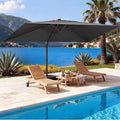 9' X 12' Cantilever Patio Umbrella Rectangle Outdoor Umbrella by ORYNTREX