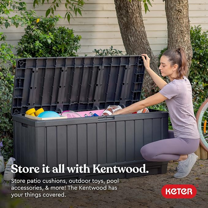 Keter Kentwood 92 Gal Outdoor Storage Box - Image 2