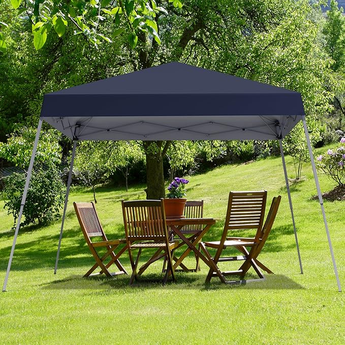 10x10FT Slant Leg Pop Up Canopy Tent, Portable Outdoor Shelter | 10x10FT Base - Image 7