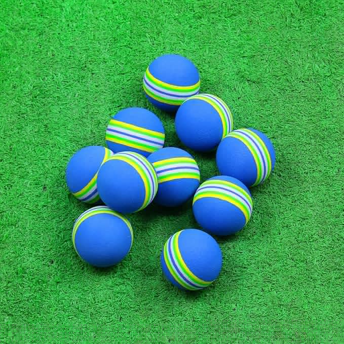 Scott Edward Air Golf Practice Balls, Bright Multicolor and Lightweight Sponge Ball, 20 Pieces, Golf Training Indoor and Outdoor, for Backyard Hitting Mat, Soft for Children, Pets